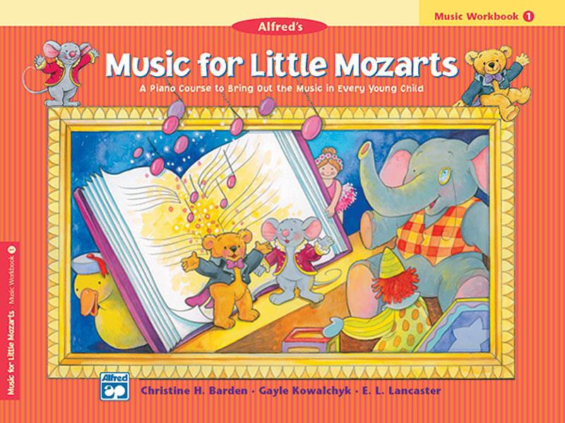 MUSIC FOR LITTLE MOZARTS - MUSIC WORKBOOK BOOK 1 - PIANO