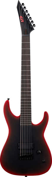 Ltd M-7 Bariton HT Schwarz Metallic Red Burst Satin