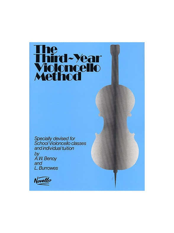 BUNOY A.W./BURROWES L. - THE THIRD-YEAR CELLO METHOD