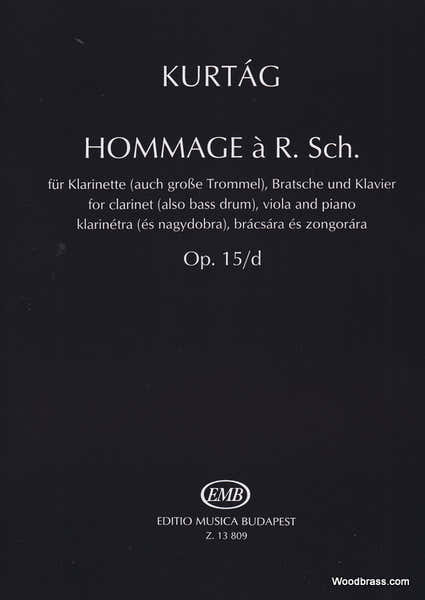 Kurtag G. - Hommage A R.schumann Op 15D