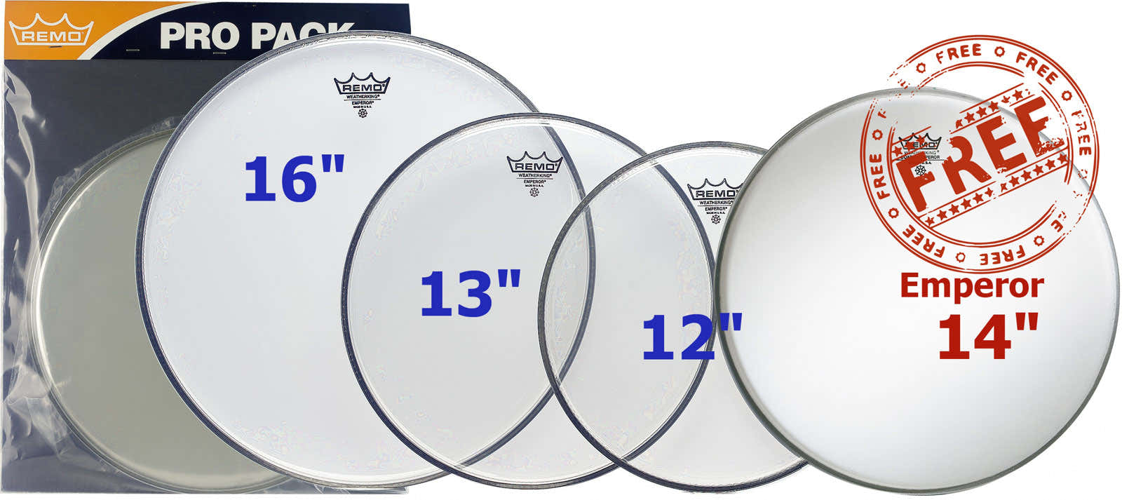 Propack Emperor Transparent 12/13/16 + Emperor 14 Beschichtet