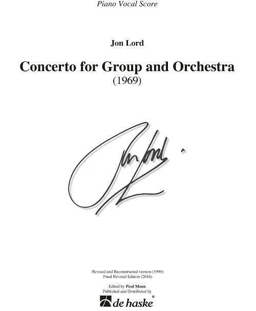 Concerto for Group and Orchestra