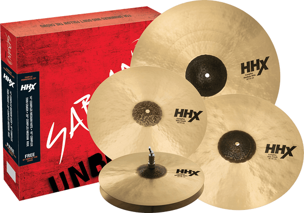 Sabian HHX Harmonisches Set Complex Promotional Set 15005XCNP +90 TAGE DRUMEO-TESTZUGANG