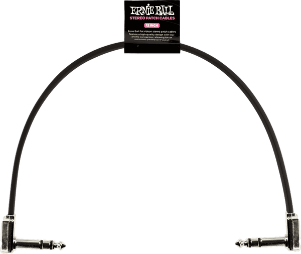 CABLES INSTRUMENT PATCH TRS - THIN & FLAT ELBOW - 30 CM