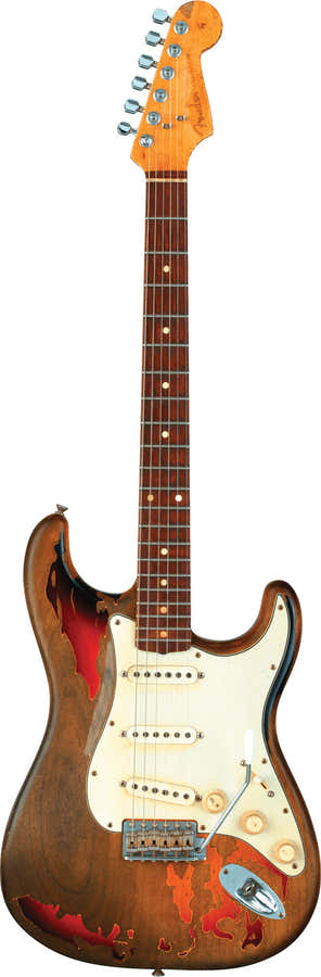 Stratocaster Rory Gallagher Super Heavy Relic 3-Color Sunburst Signature Artist 2025