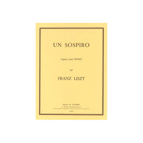 Listz - Un SOSPIRO-caprice Poétique 3 - Klavier
