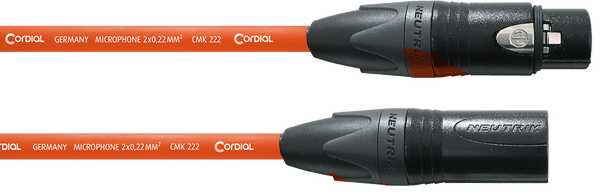 Cordial Mikrofonkabel XLR 5 M Orange