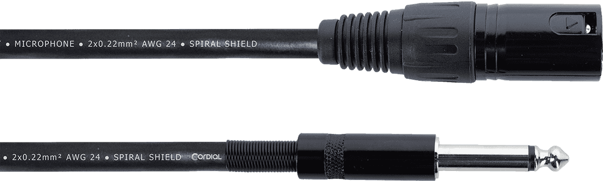Audiokabel XLR Stecker / Mono-Klinkenstecker 10 M