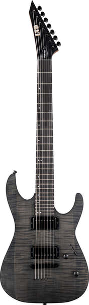 Ltd M-207 Bariton DX Transparentes Schwarz Satin