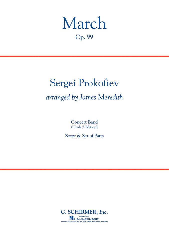 Prokofiev S. - Marsch Op.99 - Partitur & Stimmen
