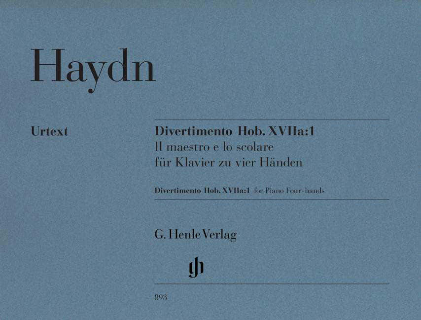 HAYDN J. - DIVERTIMENTO IN F MAJOR HOB. XVIIA:1 ? IL MAESTRO E LO SCOLARE