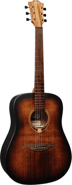 Lâg Tramontane T70D-B&B Dreadnought Schwarz & Braun