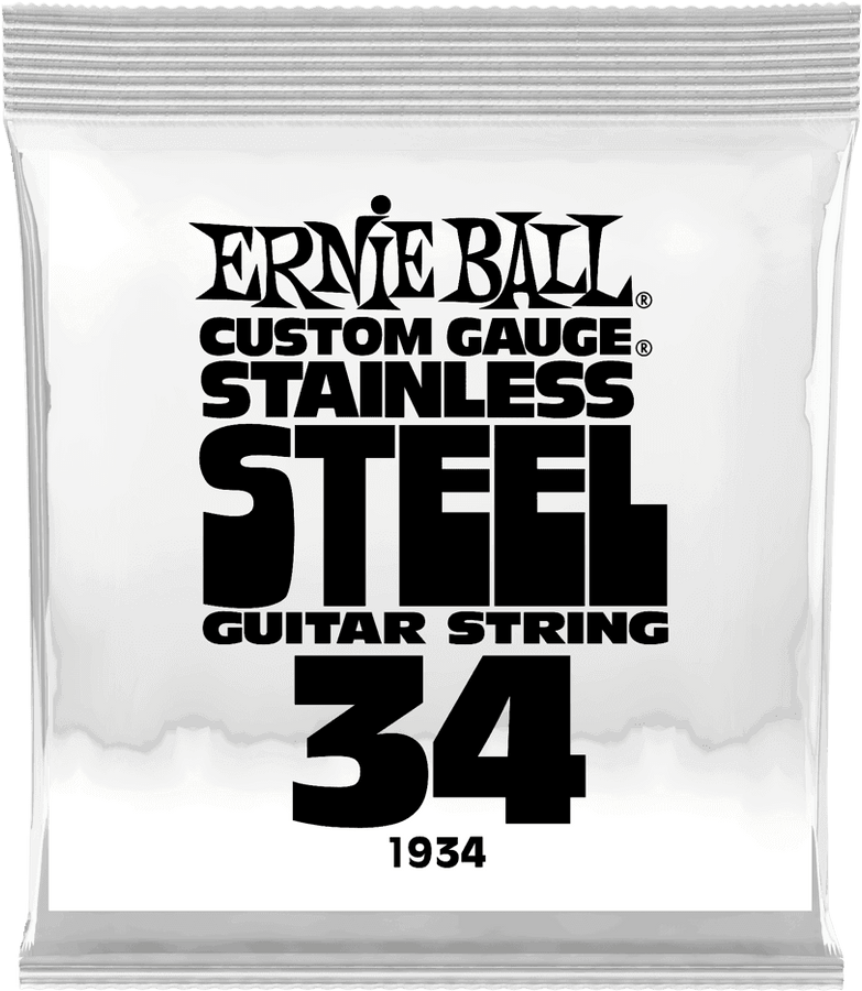 .034 STAINLESS STEEL WOUND ELECTRIC GUITAR STRINGS