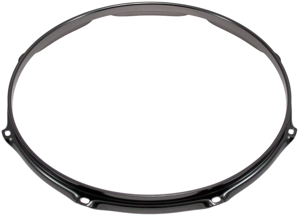 H30-16-8BK - 16" Spannreifen 8-Loch Schwarze Super dreifache Flansch 3.0mm
