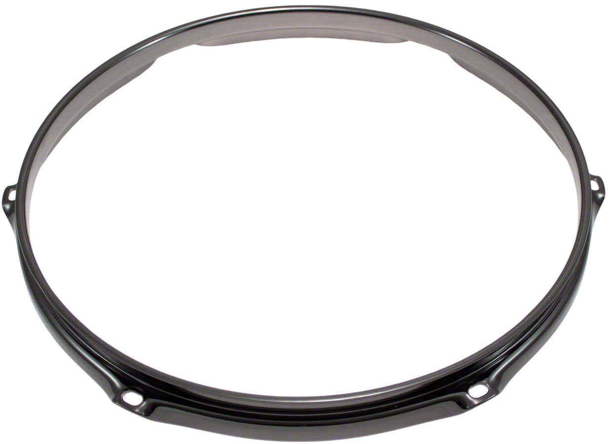 H30-10-6BK - 10" Spannreifen 6-Loch Schwarze Super dreifache Flansch 3.0mm