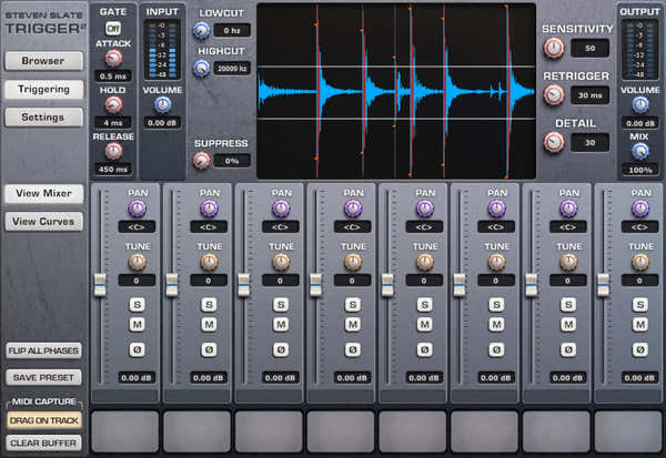 Steven Slate Audio Trigger 2 Platin