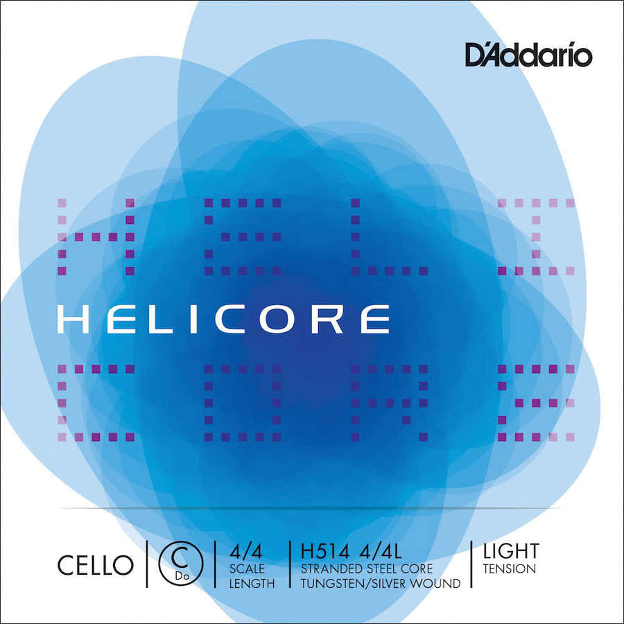 H514L HELICORE SINGLE C STRINGS FOR CELLO CELLO 4/4 HANDLE LIGHT VOLTAGE PURPLE