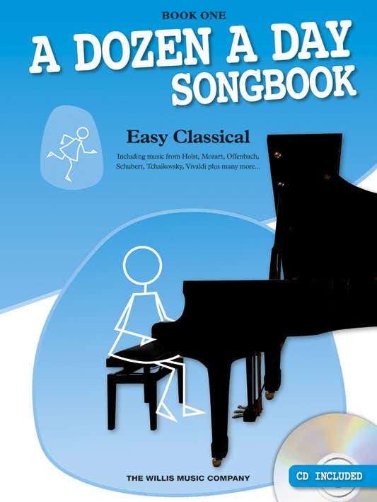Edna Mae Burnam - Ein Dutzend am Tag Liederbuch - Leichte Klassik - Buch eins - Klavier solo
