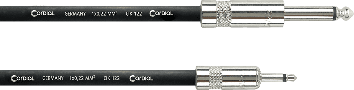 MODULAR PATCH CABLE JACK MINIJACK MONO 3 M