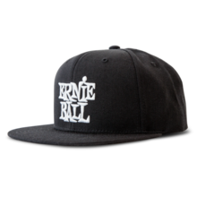 Ernie Ball Black With White Logo Hat