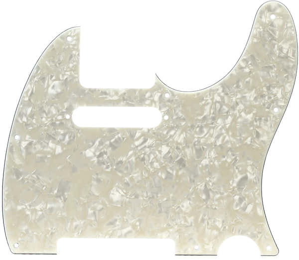 Fender Schlagbrett für Tele gealtertes Weiß-Perlmutt