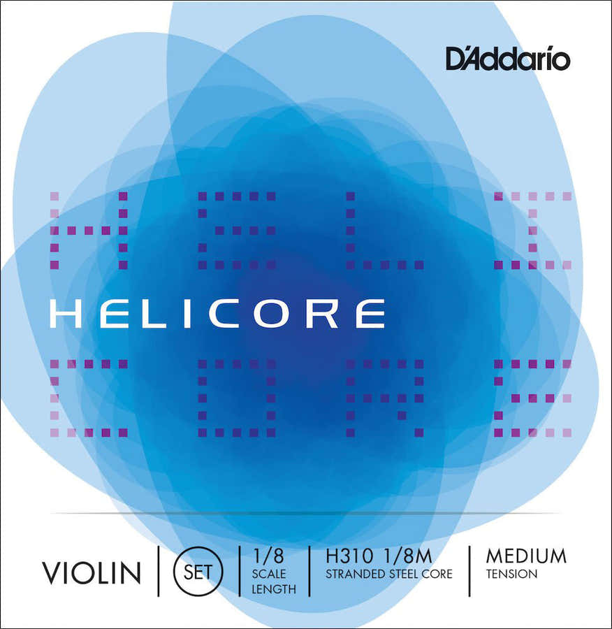 HELICORE VIOLIN STRING SET HELICORE NECK 1/8 TENSION MEDIUM