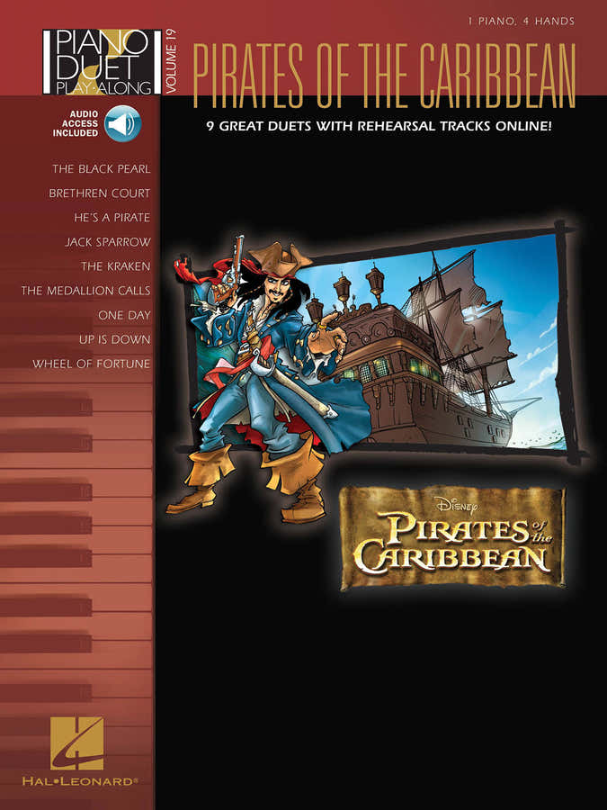 KLOSE CAROL - PIANO DUET PLAY ALONG VOL.19 - PIRATES OF THE CARIBBEAN + AUDIO TRACKS
