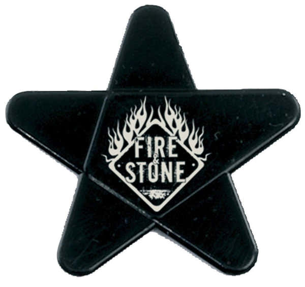 Fire&stone Special 5 Plektrum aus Stoff Schwarz