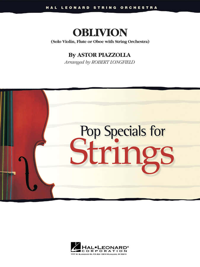 Piazzolla Astor - Oblivion (arr. Robert Longfield) - Partitur und Stimmen