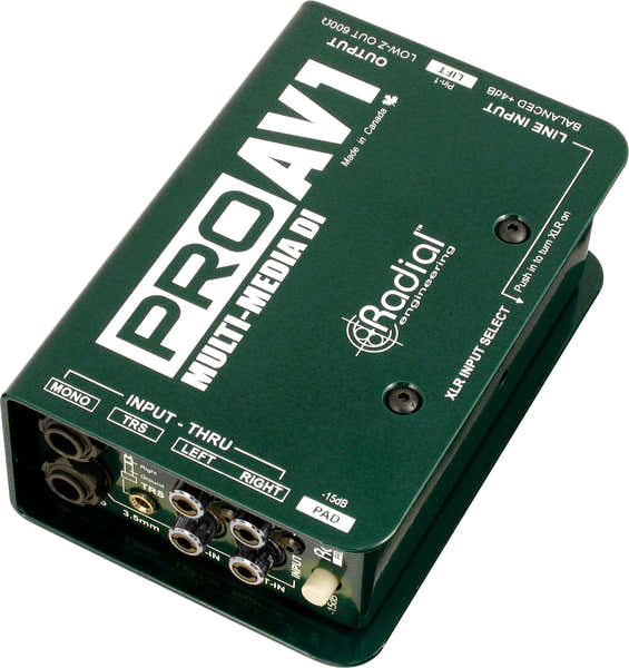 Radial Pro AV1 DI Passiv Multimedia Mono