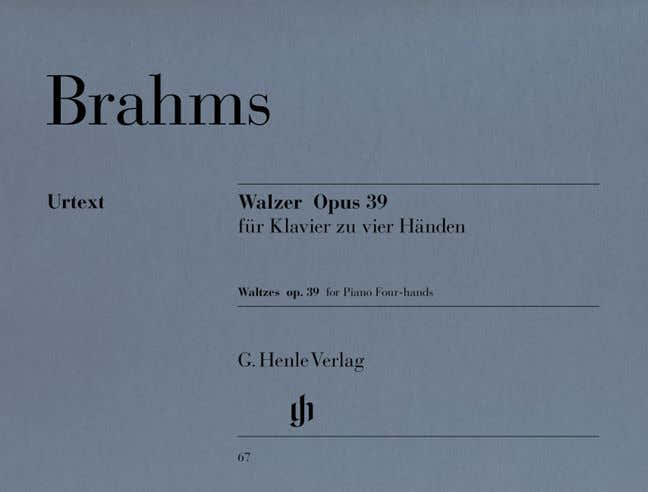 Brahms J. – Walzer OP. 39
