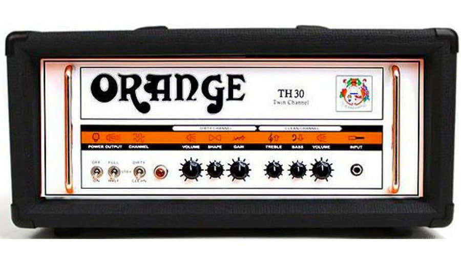 Thunder 30W Gitarrenkopf 2 Kanäle Schwarz
