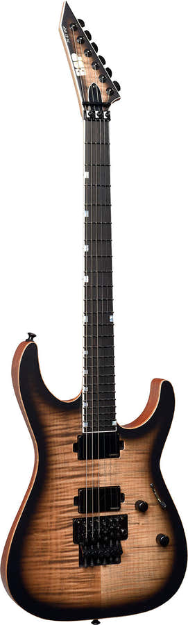 M2 durchscheinendes schwarzes Sunburst Satin