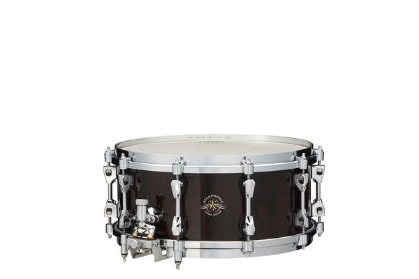 STARPHONIC BUBINGA BRAVURA 14X6 CONCERT SNARE DRUM W/MULTI SNARE FRAME GLOSS NATURAL CORDIA