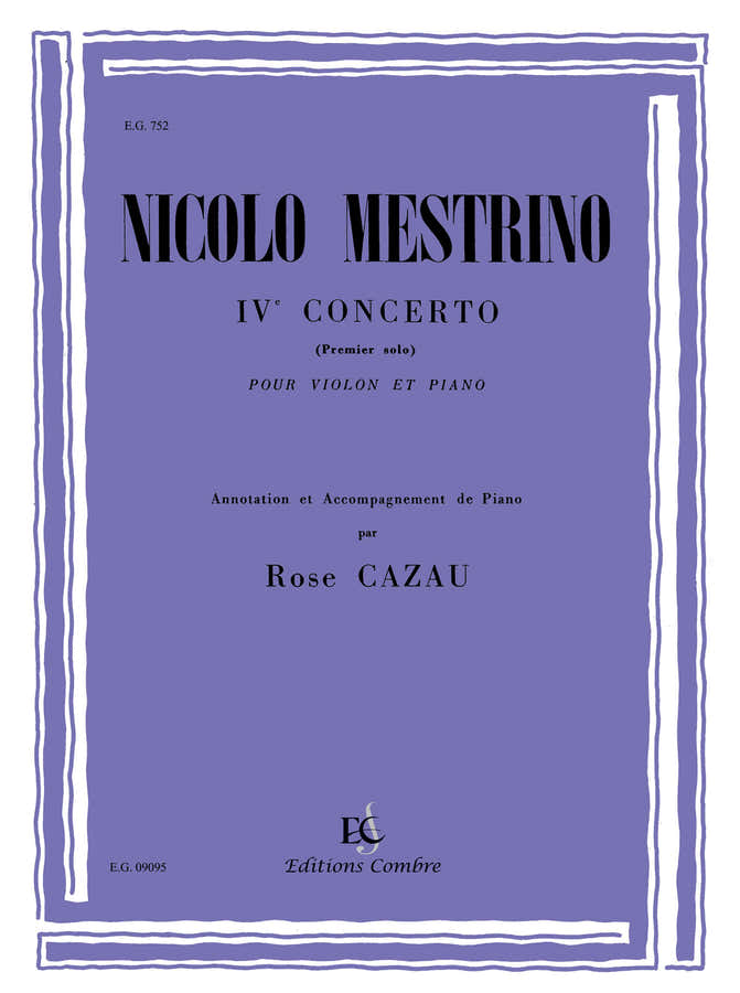 Mestrino - 1er Solo Du 4eme Concerto - Violon