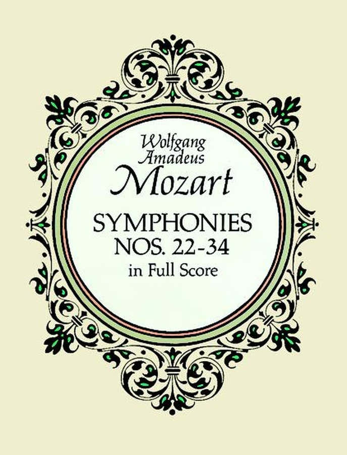 Mozart W.a. - Sinfonien N°22 BIS 34 - Vollständige Partitur