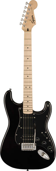 Squier Stratocaster HSS Sonic MN Schwarz