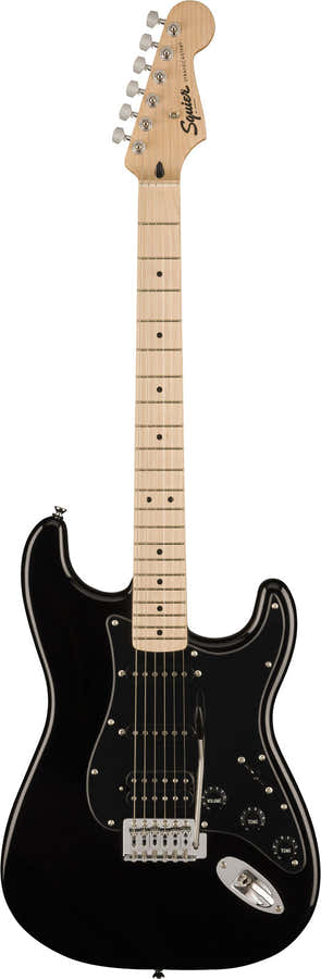 Stratocaster HSS Sonic MN Schwarz