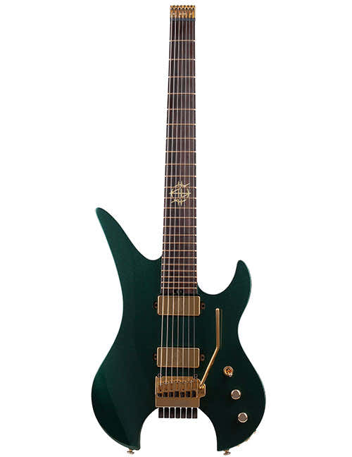 Synyster Gates Custom-7 FR Kopflos Eichenholzgrün Metallic