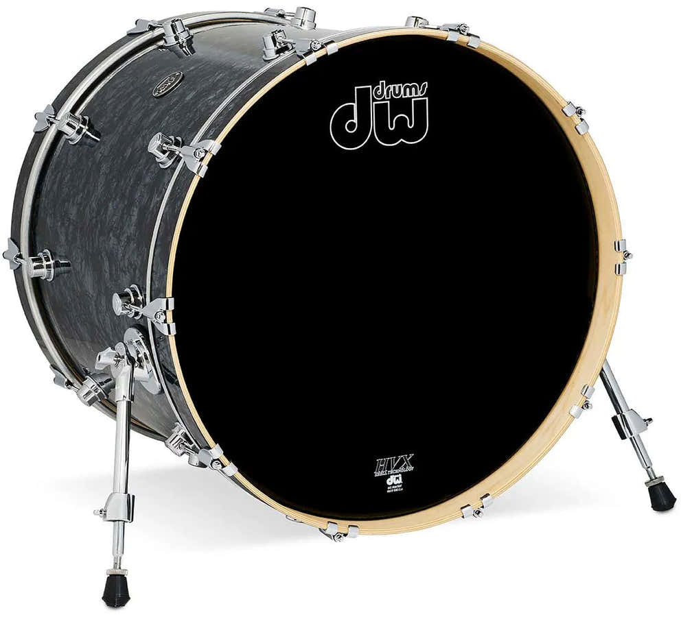 22X18 BASS DRUM PERFORMANCE FINISH PLY / SATIN OIL BLACK DIAMOND