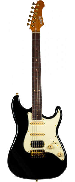 Jet Guitars JS 480 Schwarz Gold
