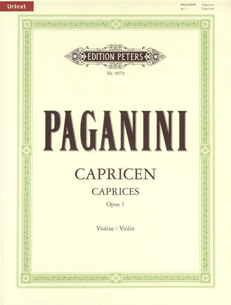 PAGANINI NICOLO - 24 CAPRICES OP.1 - VIOLIN