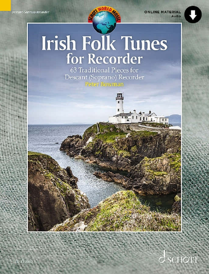 BOWMAN P. - IRISH FOLK TUNES FOR DESCANT RECORDER + AUDIO TRACKS