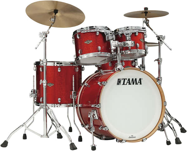 Tama WBR42S-GRS - Starclassic Walnut/Birch Stage 22" Granatrot mit Glitzereffekt