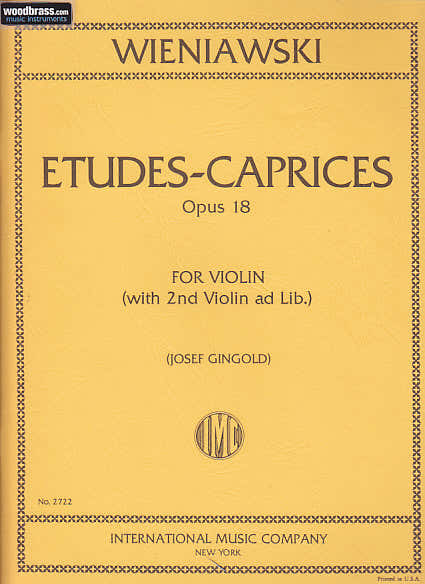 WIENIAWSKI - ETUDES-CAPRICES OP.18