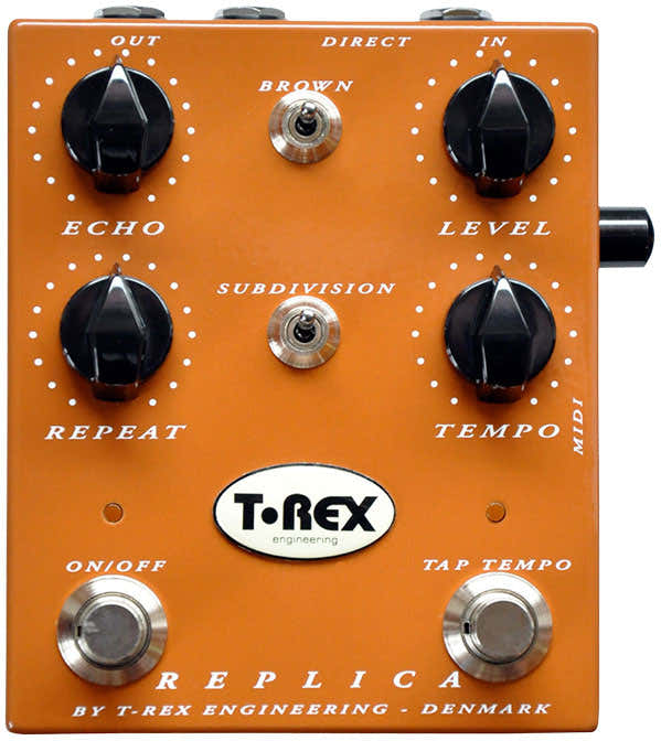 Replica DK, echtes Stereo-Tap-Delay