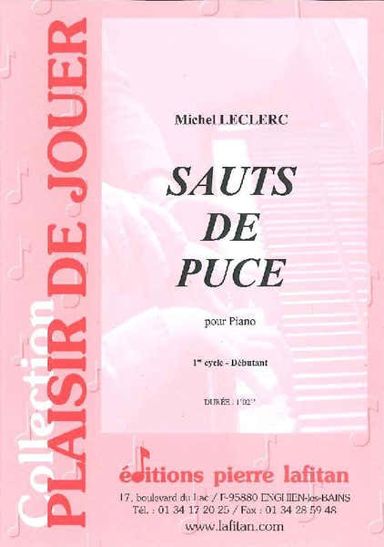 Lafitan Leclerc Michel - Sauts De Puce - Piano