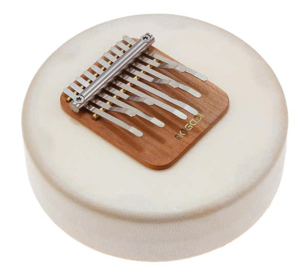 Magadi Kalimba M10-1 - MOON KALIMBA - NATURAL SKIN - 10 TINS C PENTATONIC