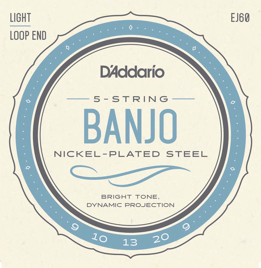 EJ60 5-saitige Banjosaiten Nickel Leicht 9-20