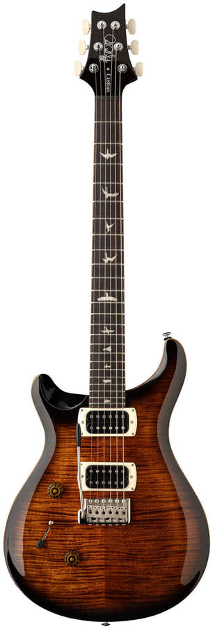 Custom 24 SE Linkshänder Schwarz Gold Sunburst